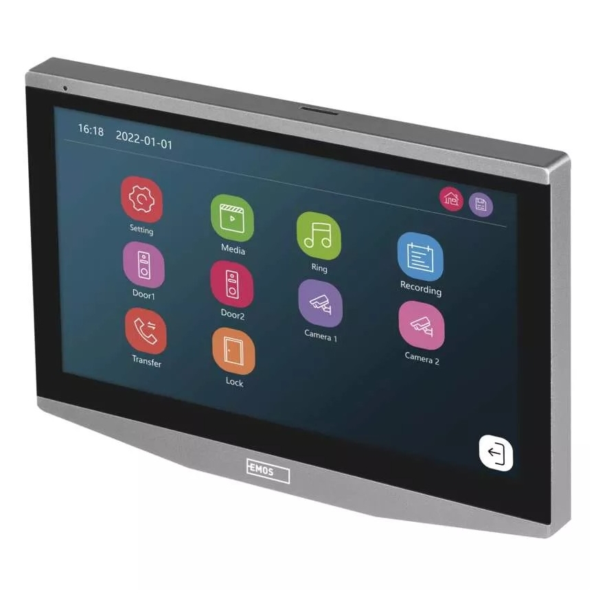 Dodatkowy monitor do wideodomofonu GoSmart 12V Wi-Fi Tuya