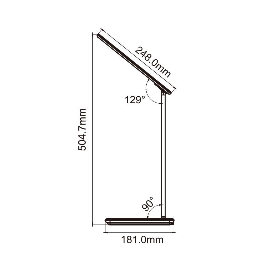 LED Dotykowa lampa stołowa z ściemniaczem i bezprzewodowym ładowaniem JOY LED/6W/230V + USB biała
