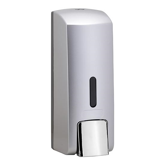 Dozownik mydła 6,5x18,5 cm szary