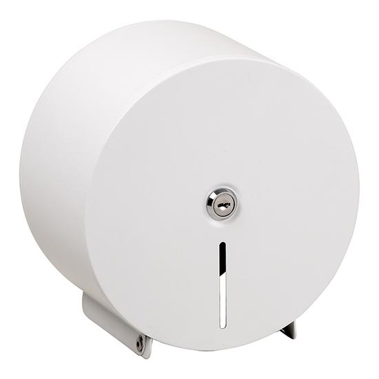 Dozownik papieru 20x20 cm, stal nierdzewna/biały