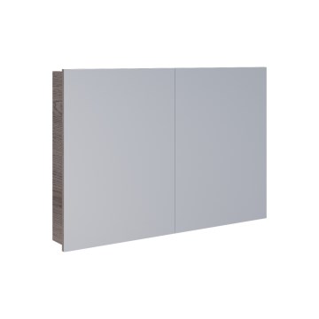 Dřevojas - Szafka łazienkowa z lustrem NEXI 100x68 cm ciemny dąb