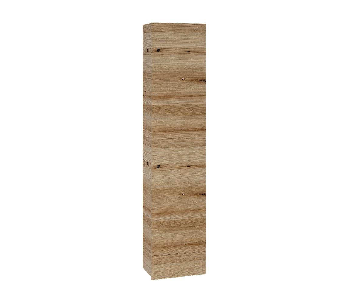 Dřevojas - Wisząca szafka łazienkowa ZYLO 35x155 cm dąb