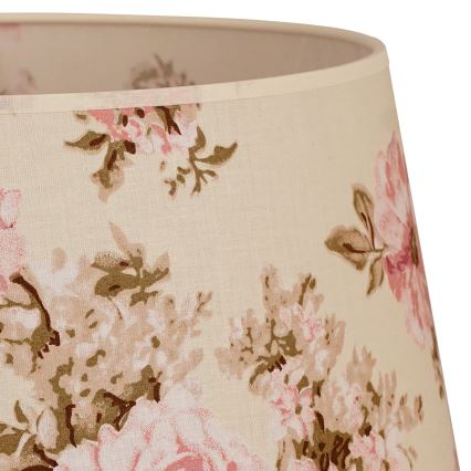 Duolla - Abażur do lampki stołowej CLASSIC M E27 śr. 24 cm różowy