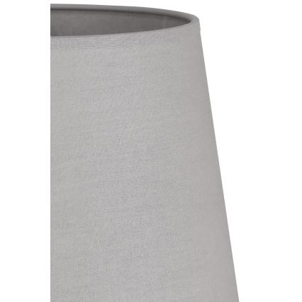 Duolla - Abażur do lampki stołowej CLASSIC M E27 śr. 24 cm szary