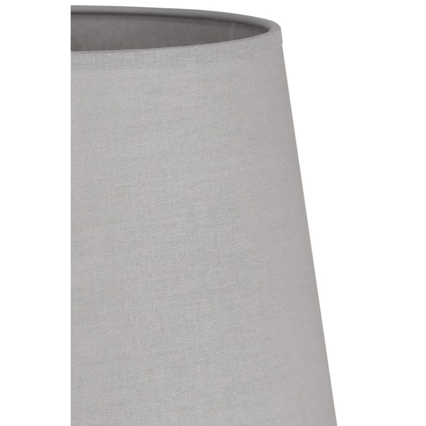 Duolla - Abażur do lampki stołowej CLASSIC M E27 śr. 24 cm szary