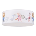Duolla - Dziecięca lampa sufitowa LED CORTINA LED/26W/230V śr. 40 cm 4000K