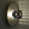 Duolla - Kinkiet TOKYO RATTAN 1xE27/15W/230V śr. 50 cm srebrny/czarny
