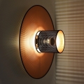 Duolla - Kinkiet TOKYO SHINY 1xE27/15W/230V śr. 50 cm miedziany/czarny