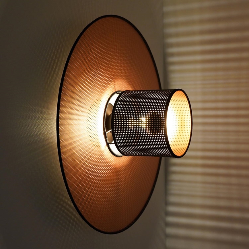 Duolla - Kinkiet TOKYO SHINY 1xE27/15W/230V śr. 50 cm miedziany/czarny