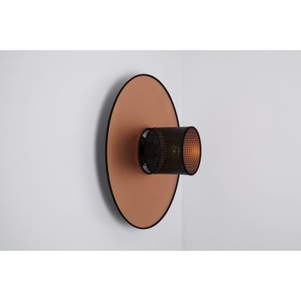 Duolla - Kinkiet TOKYO SHINY 1xE27/15W/230V śr. 50 cm miedziany/czarny