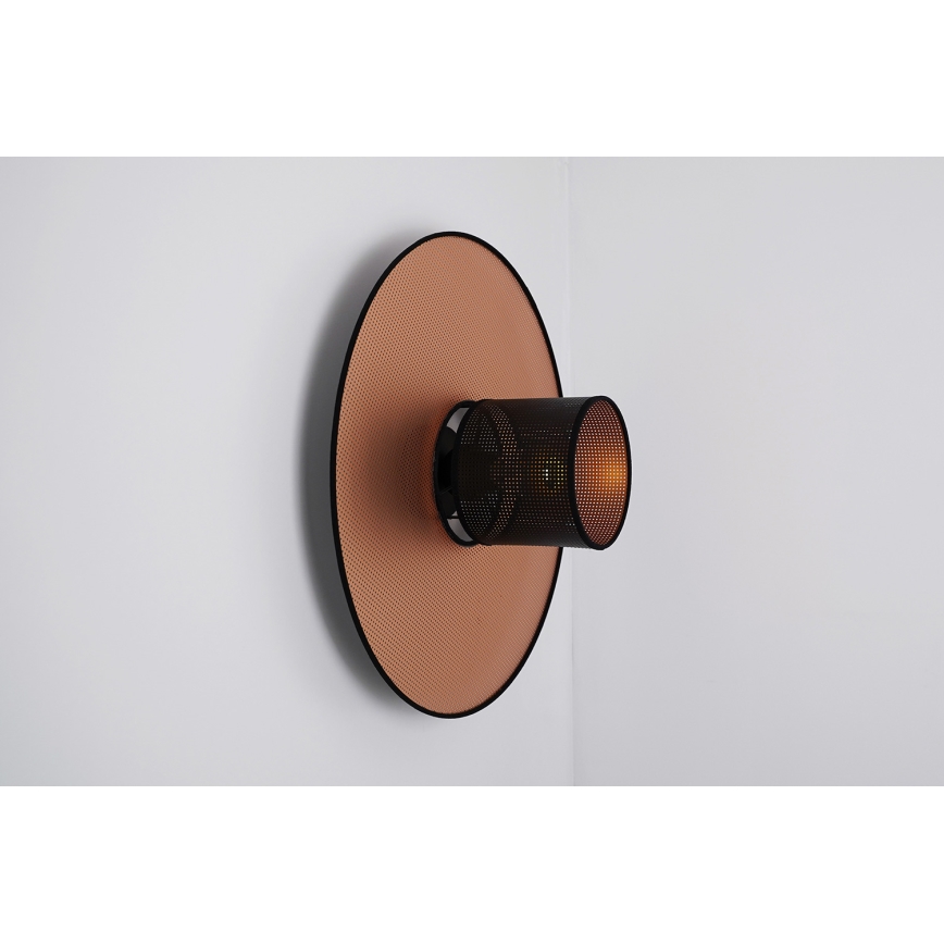 Duolla - Kinkiet TOKYO SHINY 1xE27/15W/230V śr. 50 cm miedziany/czarny
