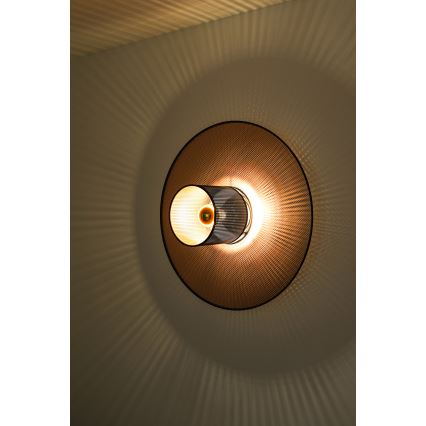 Duolla - Kinkiet TOKYO SHINY 1xE27/15W/230V śr. 50 cm miedziany/czarny