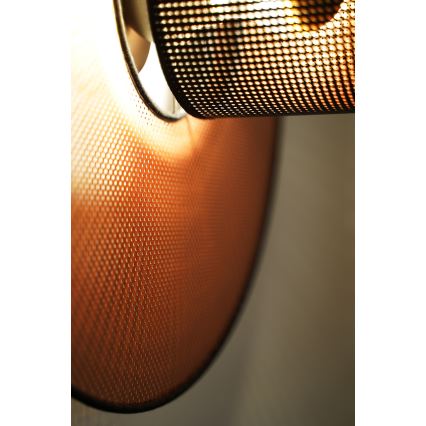 Duolla - Kinkiet TOKYO SHINY 1xE27/15W/230V śr. 50 cm miedziany/czarny