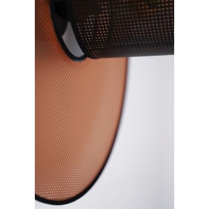 Duolla - Kinkiet TOKYO SHINY 1xE27/15W/230V śr. 50 cm miedziany/czarny