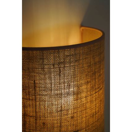 Duolla - Kinkiet YUTE 1xE27/15W/230V śr. 20 cm brązowy