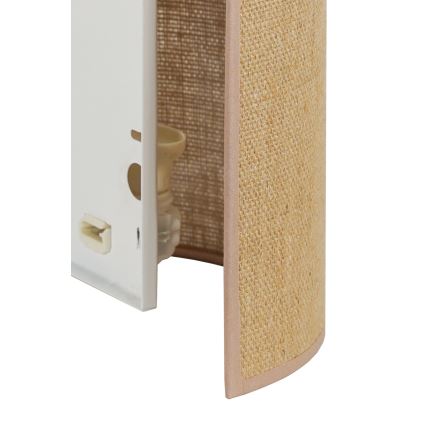 Duolla - Kinkiet YUTE 1xE27/15W/230V śr. 20 cm brązowy