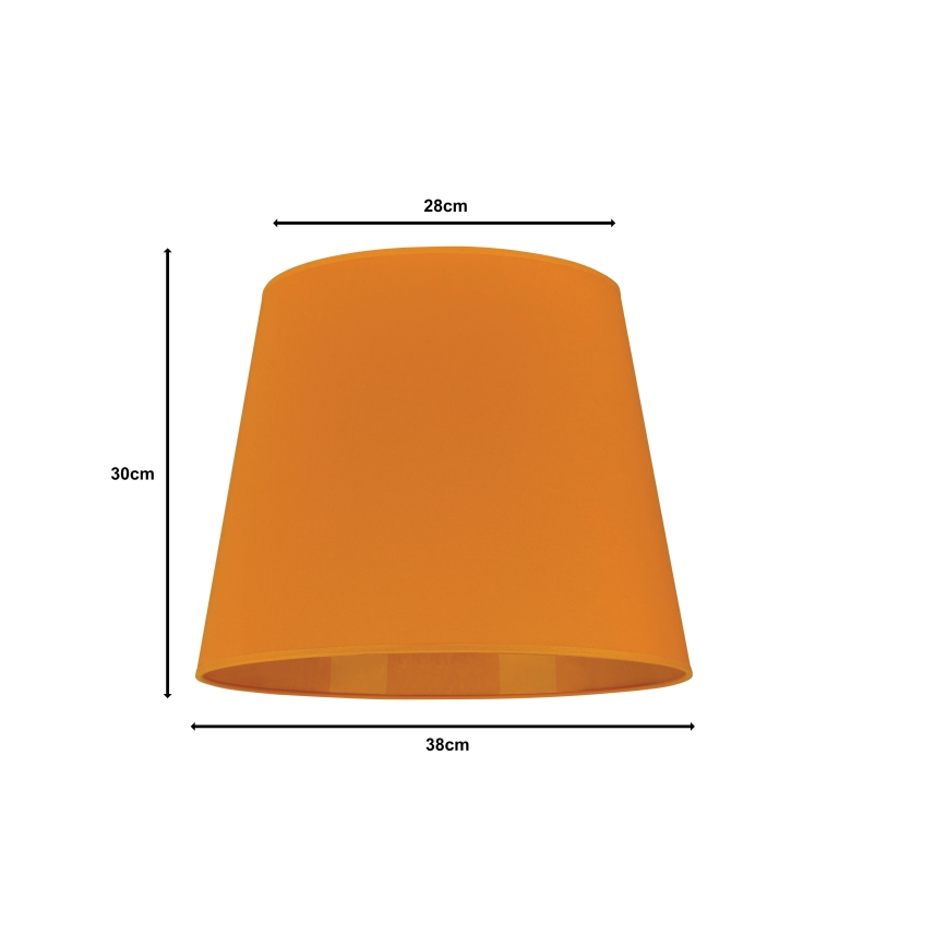 Duolla - Klosz do lampy podłogowej CLASSIC L E27 śr. 38 cm żółty