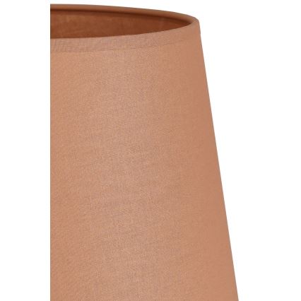 Duolla - Klosz do lampy stołowej CLASSIC M E27 śr. 24 cm brązowy