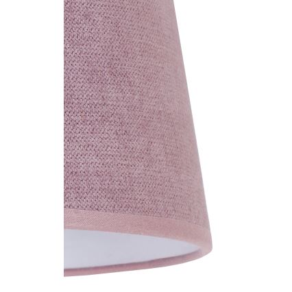 Duolla - Klosz do lampy stołowej CLASSIC M E27 śr. 24 cm różowy