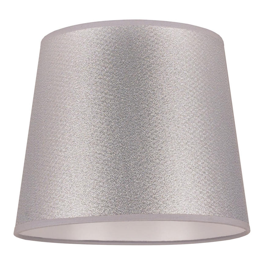 Duolla - Klosz do lampy stołowej CLASSIC M E27 śr. 24 cm srebrny