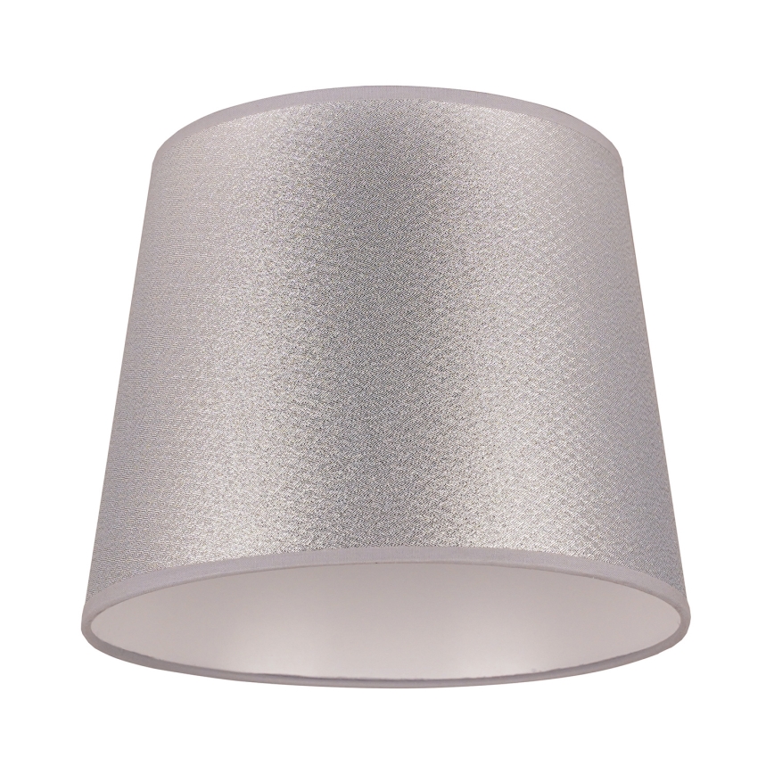 Duolla - Klosz do lampy stołowej CLASSIC M E27 śr. 24 cm srebrny