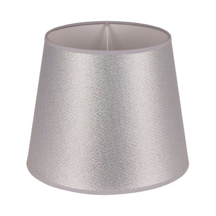 Duolla - Klosz do lampy stołowej CLASSIC M E27 śr. 24 cm srebrny