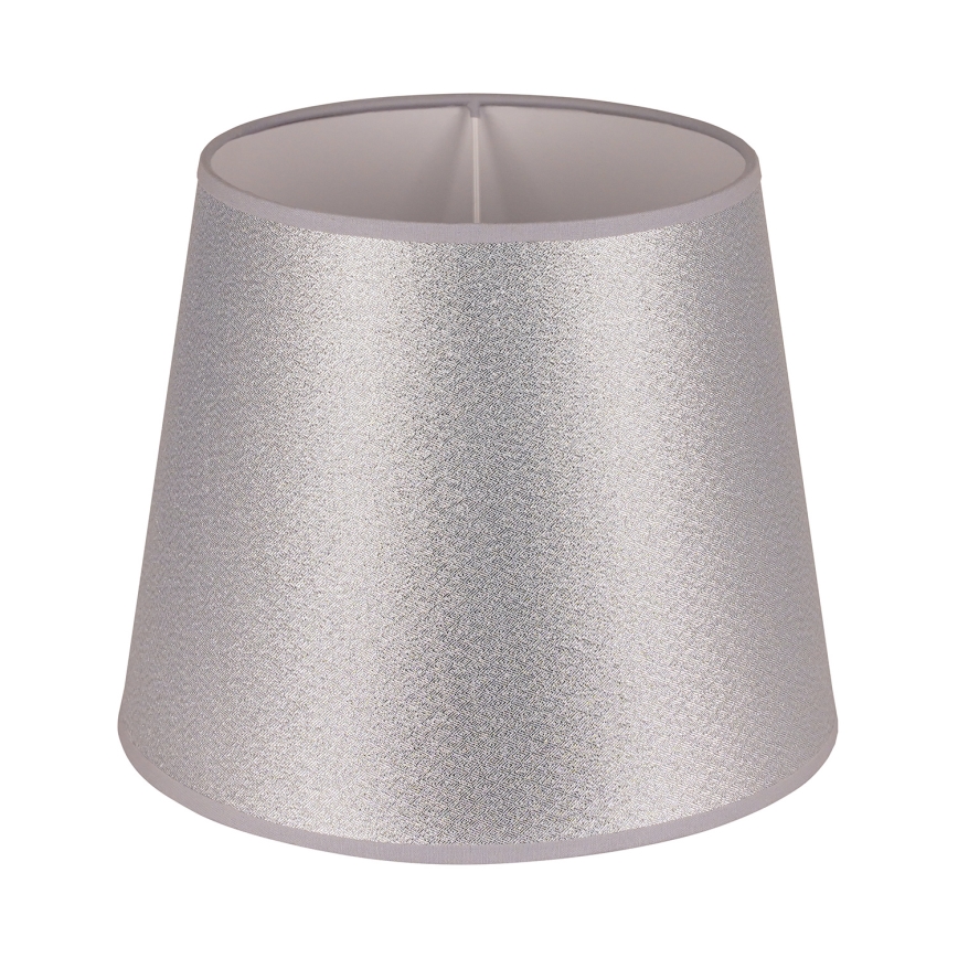 Duolla - Klosz do lampy stołowej CLASSIC M E27 śr. 24 cm srebrny