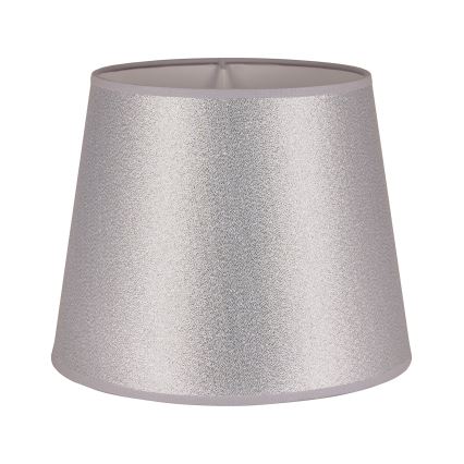 Duolla - Klosz do lampy stołowej CLASSIC M E27 śr. 24 cm srebrny