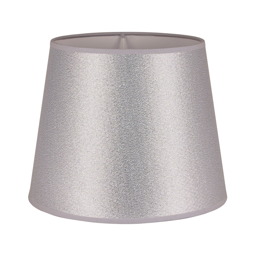Duolla - Klosz do lampy stołowej CLASSIC M E27 śr. 24 cm srebrny