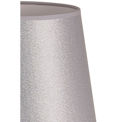 Duolla - Klosz do lampy stołowej CLASSIC M E27 śr. 24 cm srebrny