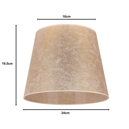 Duolla - Klosz do lampy stołowej CLASSIC M E27 śr. 24 cm złoty