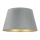 Duolla - Klosz do lampy stołowej CONE M E27 śr. 28 cm szary