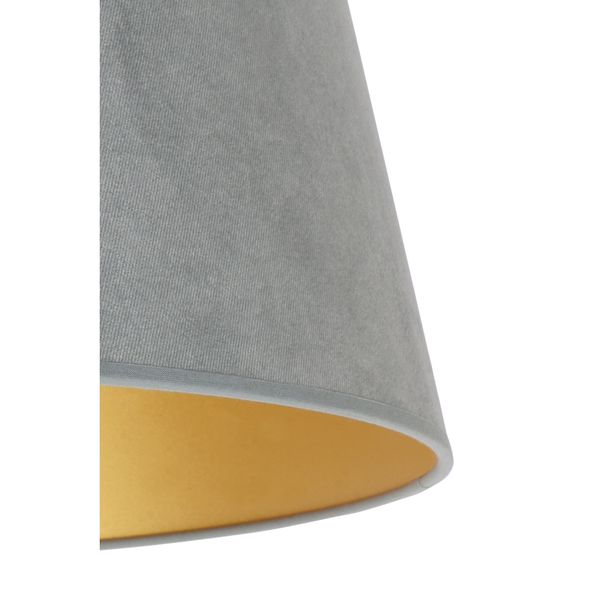 Duolla - Klosz do lampy stołowej CONE M E27 śr. 28 cm szary