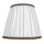 Duolla - Klosz do lampy stołowej i podłogowej E27 śr. 18,5 cm biały/brązowy