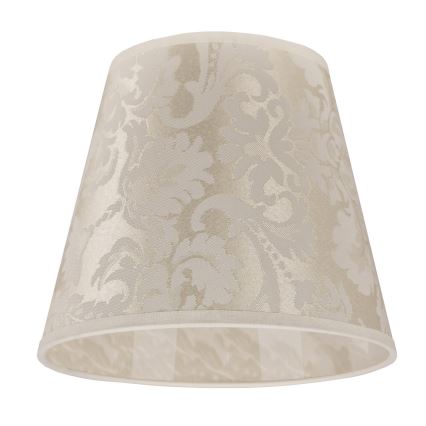 Duolla - Klosz do lampy stołowej SOFIA XS E14 śr. 18,5 cm beżowy