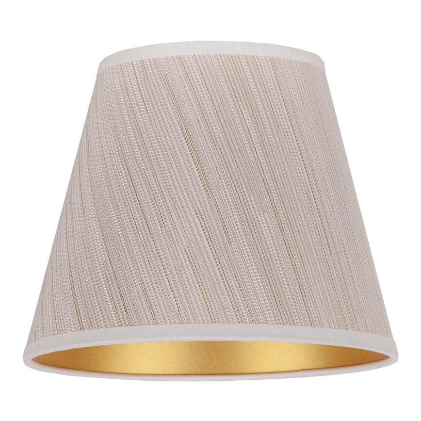 Duolla - Klosz do lampy stołowej SOFIA XS E14 śr. 18,5 cm beżowy