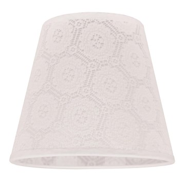 Duolla - Klosz do lampy stołowej SOFIA XS E14 śr. 18,5 cm biały