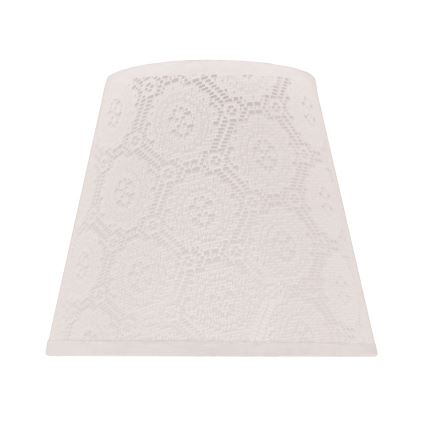 Duolla - Klosz do lampy stołowej SOFIA XS E14 śr. 18,5 cm biały