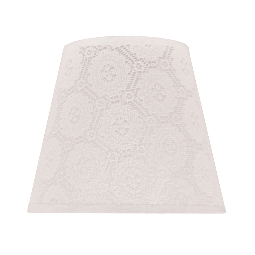 Duolla - Klosz do lampy stołowej SOFIA XS E14 śr. 18,5 cm biały