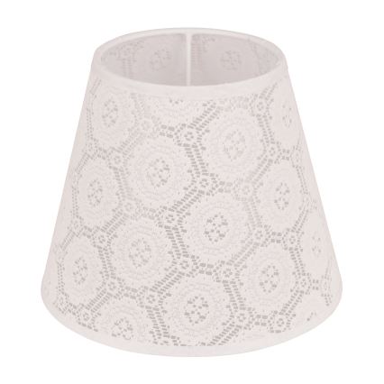 Duolla - Klosz do lampy stołowej SOFIA XS E14 śr. 18,5 cm biały