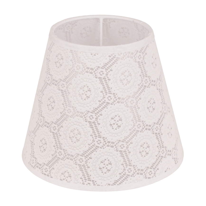 Duolla - Klosz do lampy stołowej SOFIA XS E14 śr. 18,5 cm biały