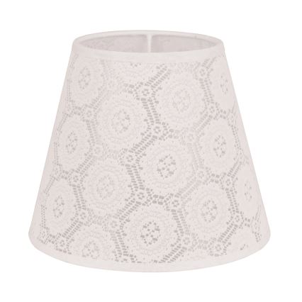 Duolla - Klosz do lampy stołowej SOFIA XS E14 śr. 18,5 cm biały
