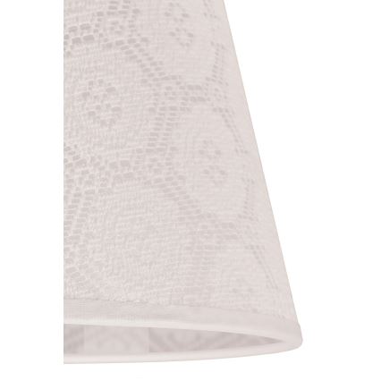 Duolla - Klosz do lampy stołowej SOFIA XS E14 śr. 18,5 cm biały