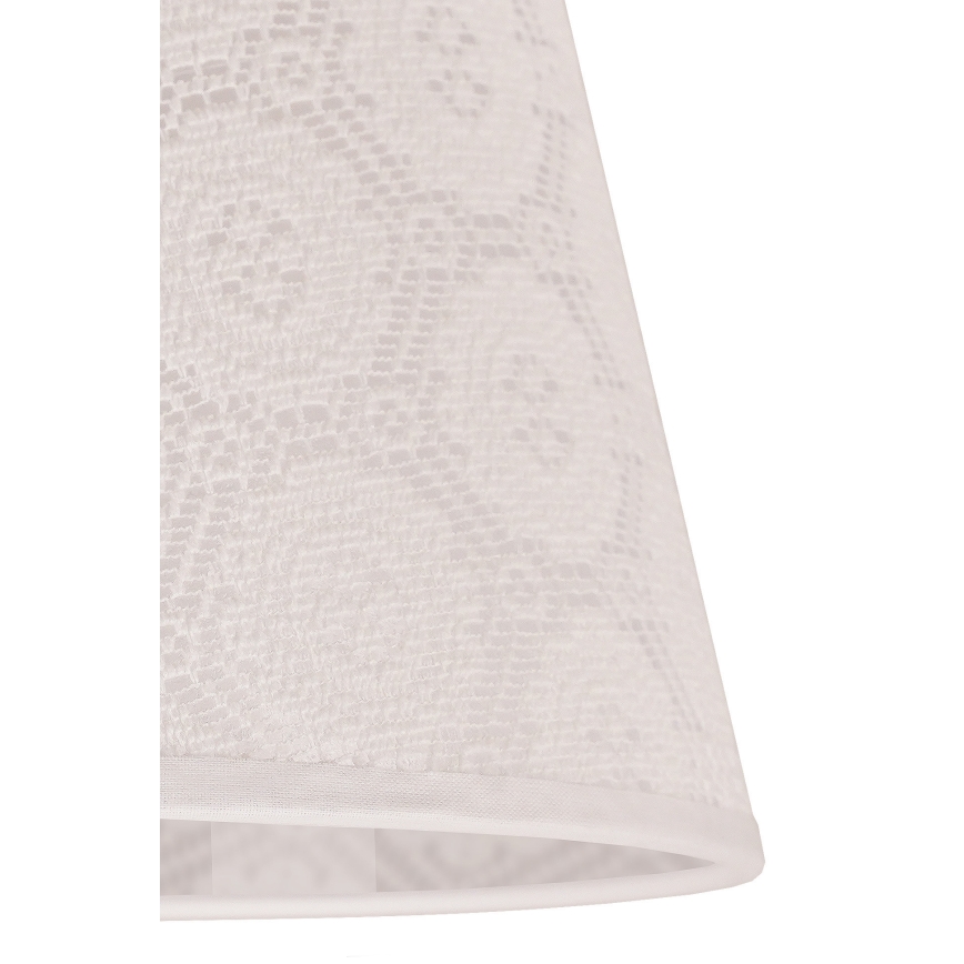 Duolla - Klosz do lampy stołowej SOFIA XS E14 śr. 18,5 cm biały