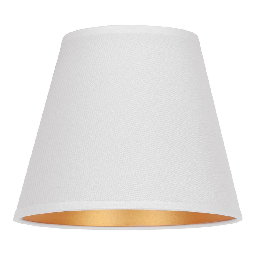 Duolla - Klosz do lampy stołowej SOFIA XS E14 śr. 18,5 cm biały