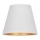 Duolla - Klosz do lampy stołowej SOFIA XS E14 śr. 18,5 cm biały