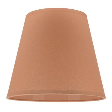 Duolla - Klosz do lampy stołowej SOFIA XS E14 śr. 18,5 cm brązowy