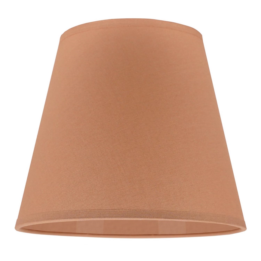 Duolla - Klosz do lampy stołowej SOFIA XS E14 śr. 18,5 cm brązowy