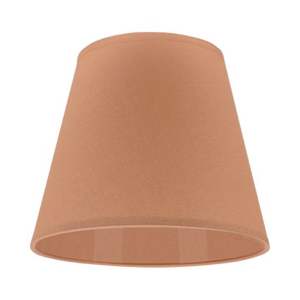 Duolla - Klosz do lampy stołowej SOFIA XS E14 śr. 18,5 cm brązowy