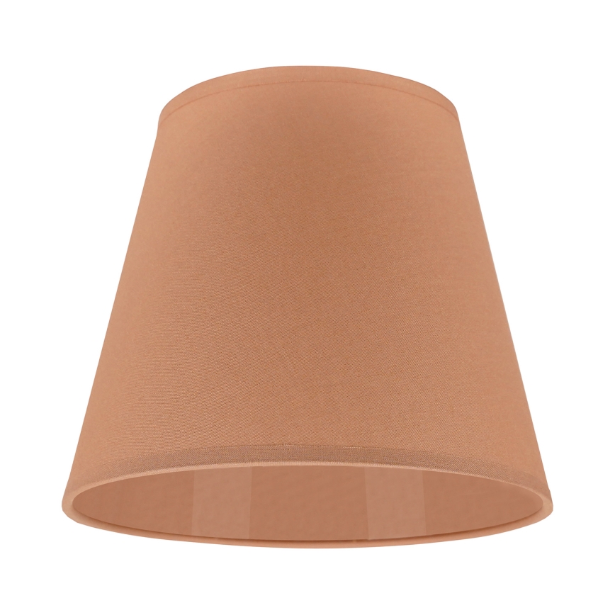 Duolla - Klosz do lampy stołowej SOFIA XS E14 śr. 18,5 cm brązowy